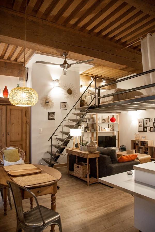 Apartament Authentic Loft With Mezzanine & Exposed Stones Heart Of Lyon Zewnętrze zdjęcie