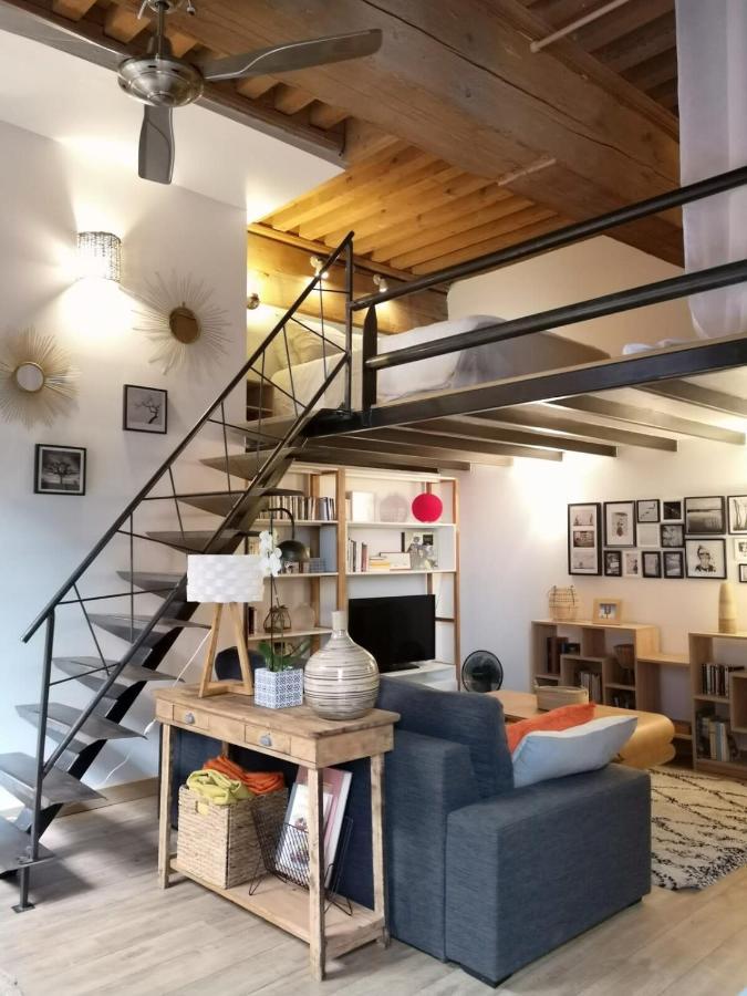 Apartament Authentic Loft With Mezzanine & Exposed Stones Heart Of Lyon Zewnętrze zdjęcie
